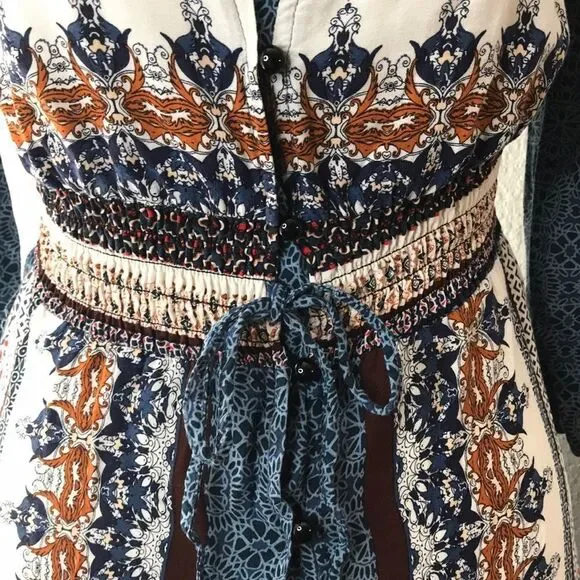 Maxi shirt with paisley print - Picture 4 of 7